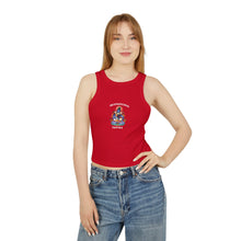 Load image into Gallery viewer, SkyDancing Tantra Logo Women's Micro Rib Racer Tank Top