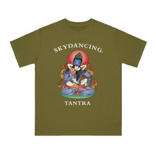 Load image into Gallery viewer, SkyDancing Tantra Large Logo Organic Unisex Classic T-Shirt (Dark Colors)