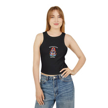 Load image into Gallery viewer, SkyDancing Tantra Logo Women's Micro Rib Racer Tank Top