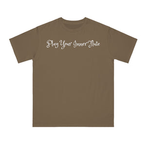 -Play Your Inner Flute-Organic Unisex Classic T-Shirt (Dark Colors)