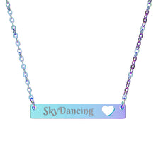 Load image into Gallery viewer, Cutout Heart Bar Necklace