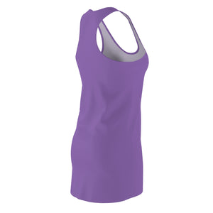 -DO NOT SELL: SARA DIDN'T LIKE FABRIC Women's Cut & Sew Racerback Dress (Small Logo)
