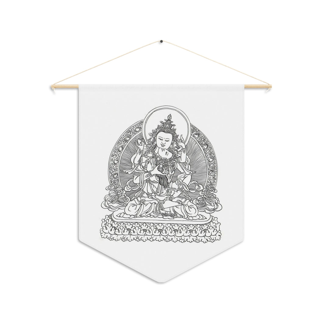 Yab Yum Pennant Meditation Banner