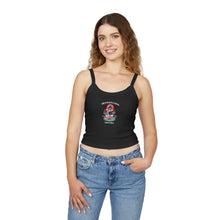 Load image into Gallery viewer, SkyDancing Tantra Logo Women&#39;s Spaghetti Strap Tank Top (Dark Colors)