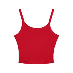 SkyDancing Logo Women's Spaghetti Strap Tank Top (Red)