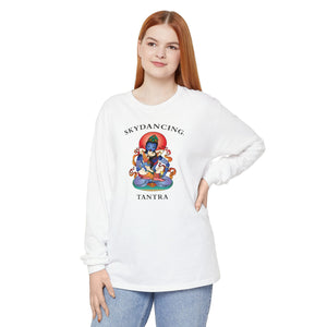 -Unisex Garment-dyed Long Sleeve T-Shirt (Light Colors)