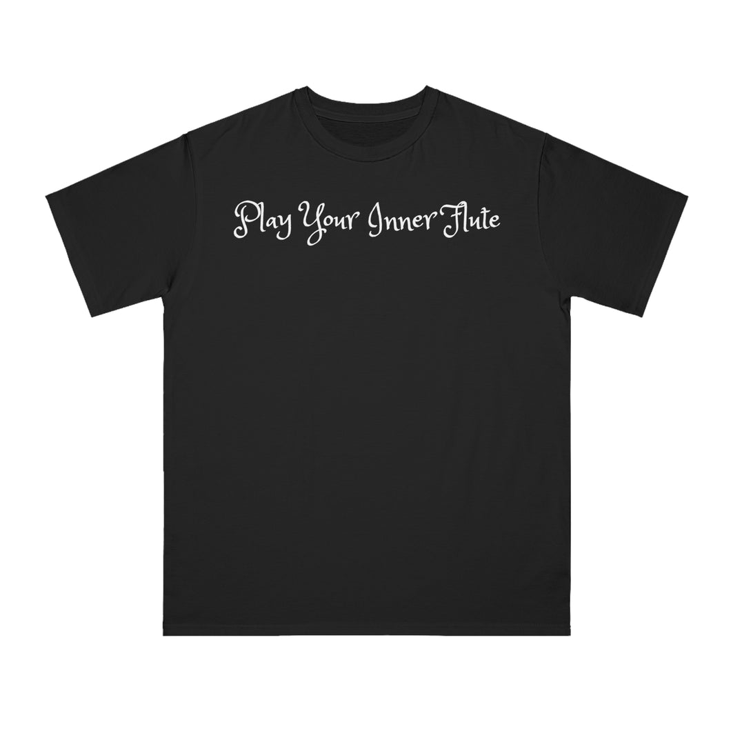 -Play Your Inner Flute-Organic Unisex Classic T-Shirt (Dark Colors)