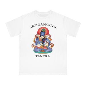 -SKYDANCING LARGE LOGO Organic Unisex Classic T-Shirt (Natural & White Colors)
