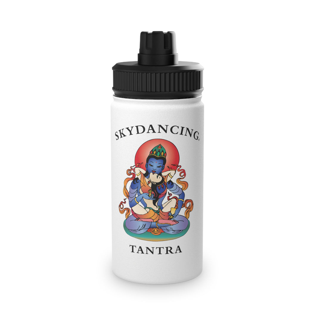 -Stainless Steel Water Bottle with Sports Lid