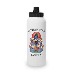 -Stainless Steel Water Bottle with Sports Lid