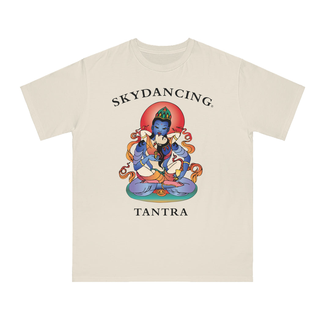 SkyDancing Tantra Large Logo Organic Unisex Classic T-Shirt (Light Colors)