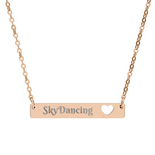 Load image into Gallery viewer, Cutout Heart Bar Necklace