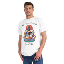 Load image into Gallery viewer, -SKYDANCING LARGE LOGO Organic Unisex Classic T-Shirt (Natural &amp; White Colors)