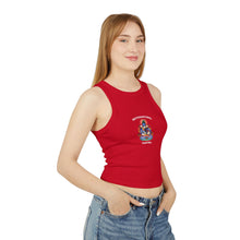 Load image into Gallery viewer, SkyDancing Tantra Logo Women&#39;s Micro Rib Racer Tank Top