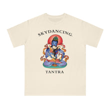 Load image into Gallery viewer, -SKYDANCING LARGE LOGO Organic Unisex Classic T-Shirt (Natural &amp; White Colors)