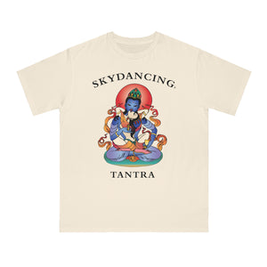 -SKYDANCING LARGE LOGO Organic Unisex Classic T-Shirt (Natural & White Colors)
