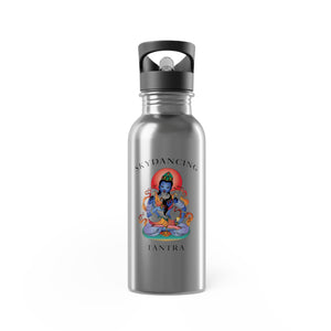 -Stainless Steel Water Bottle With Straw, 20oz