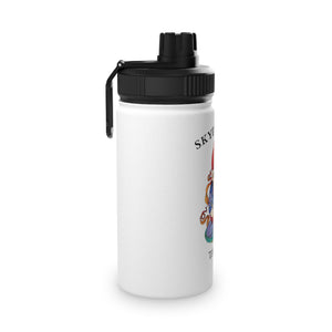 -Stainless Steel Water Bottle with Sports Lid
