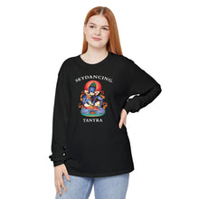 Load image into Gallery viewer, SkyDancing Tantra Unisex Garment-dyed Long Sleeve T-Shirt (Dark Colors)