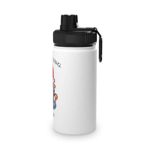 -Stainless Steel Water Bottle with Sports Lid