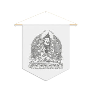 -Yab Yum Pennant Meditation Banner