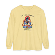 Load image into Gallery viewer, SkyDancing Tantra Unisex Garment-dyed Long Sleeve T-Shirt (Light Colors)