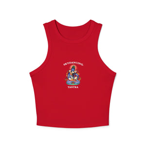 SkyDancing Logo Women's Micro Rib Racer Tank Top
