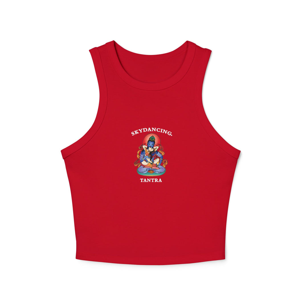 SkyDancing Logo Women's Micro Rib Racer Tank Top