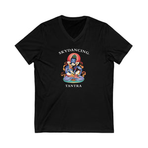 -SkyDancing Unisex V-Neck Tee (Dark Colors)