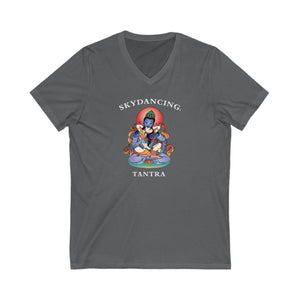 -SkyDancing Unisex V-Neck Tee (Dark Colors)