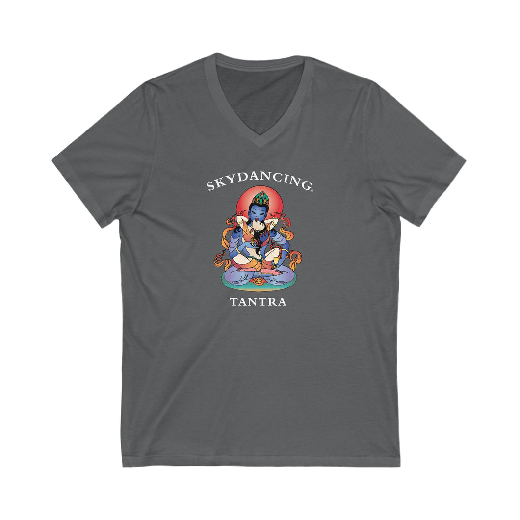 -SkyDancing Unisex V-Neck Tee (Dark Colors)