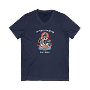 -SkyDancing Unisex V-Neck Tee (Dark Colors)