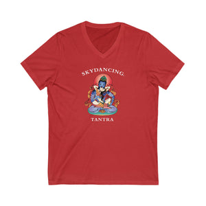 -SkyDancing Unisex V-Neck Tee (Dark Colors)