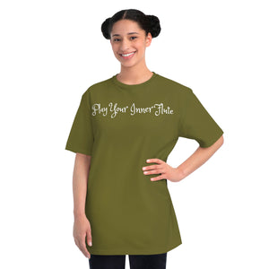 PLAY YOUR INNER FLUTE--Organic Unisex Classic T-Shirt (Dark Colors)