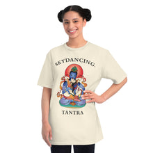 Load image into Gallery viewer, SKYDANCING LARGE LOGO Organic Unisex Classic T-Shirt (Natural &amp; White Colors)
