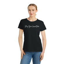 Load image into Gallery viewer, PLAY YOUR INNER FLUTE--Organic Women&#39;s Lover T-Shirt (Dark Colors)