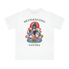 Load image into Gallery viewer, SKYDANCING LARGE LOGO Organic Unisex Classic T-Shirt (Natural &amp; White Colors)