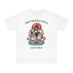 SKYDANCING LARGE LOGO Organic Unisex Classic T-Shirt (Natural & White Colors)